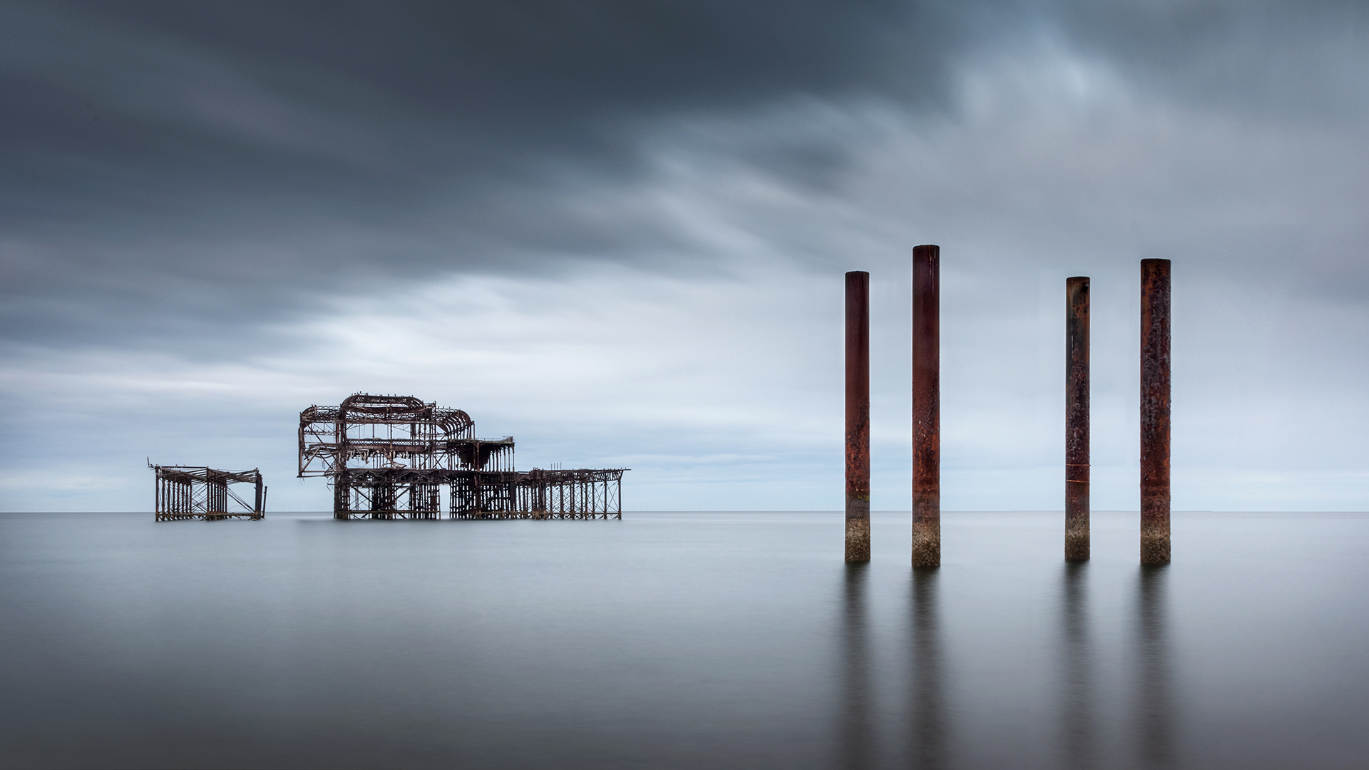 The old Pier in Brighton